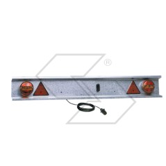 Paraurti posteriore 2000 mm con corredo e cablaggio NEWGARDENSTORE per trattore | NewgardenParts.com