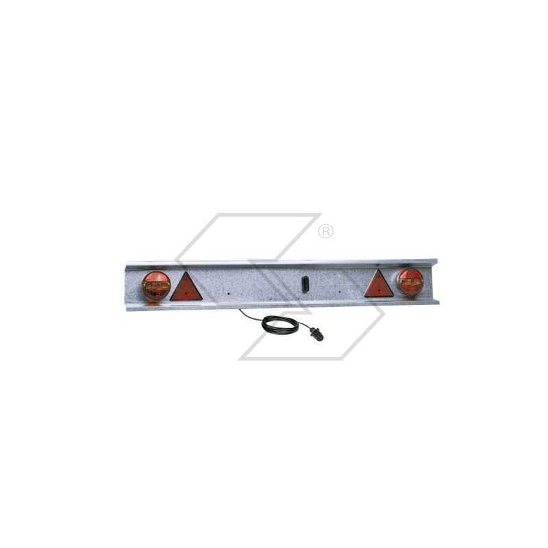 Paraurti posteriore 2000 mm con corredo e cablaggio NEWGARDENSTORE per trattore