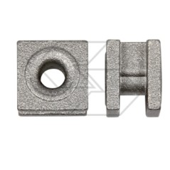 Portahilos cuadrado de zamak con cabeza Farmer diámetro interior 4,5 mm R300339