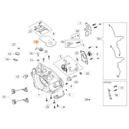 Passatubo con tubo ORIGINALE OLEOMAC per motosega modelli GSTH 240 50350146AR | NewgardenParts.com
