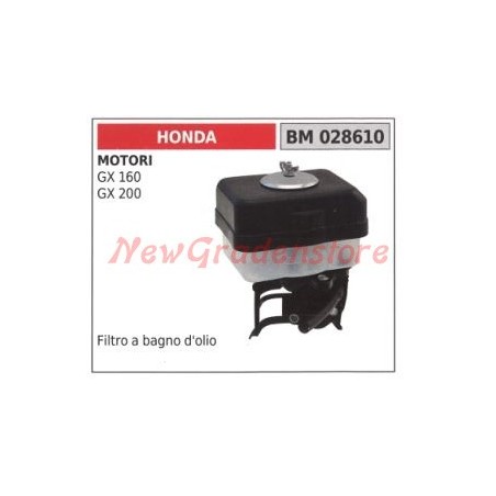 Filtro aria a bagno d'olio HONDA motore GX 160 200 028610 | NewgardenParts.com