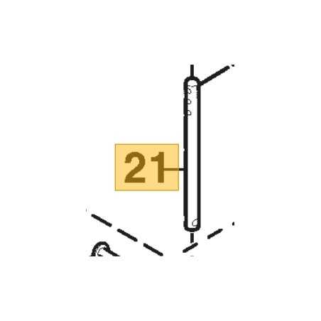 Perno aggancio braccio trattorino tagliaerba ORIGINALE STIGA 1134-6198-01 | NewgardenParts.com