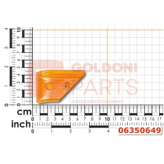RECHTER ORANGEFARBENER REFLEKTOR ORIGINAL GOLDONI 06350649 | NewgardenParts.com