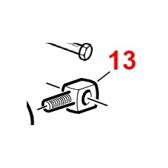 Perno cilindro bloccaggio attrezzo ORIGINALE GIANNI FERRARI 01.40.20.0075 | NewgardenParts.com