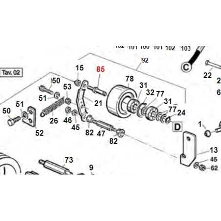 Perno D15M12 TURBO1 TURBO2 ORIGINALE GIANNI FERRARI 01.40.00.2760 | NewgardenParts.com