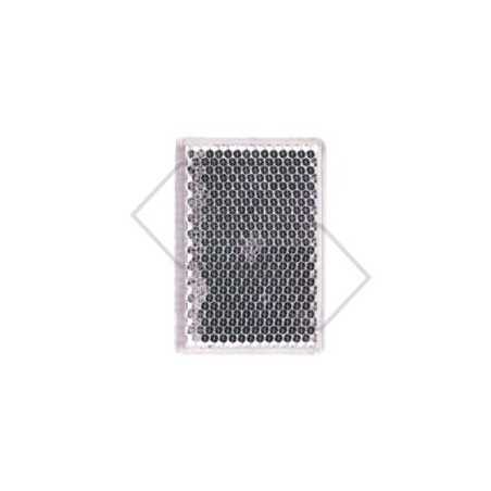 Reflector rectangular blanco adhesivo NEWGARDENSTORE tractor agrícola a08574 | NewgardenParts.com