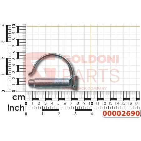 PASADOR DE FIJACIÓN ORIGINAL GOLDONI 00002690 | NewgardenParts.com