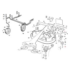 Perno filettato M14X1,5 trattorino tosaerba ORIGINALE GIANNI FERRARI 95029000011 | NewgardenParts.com