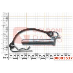 PASADOR DE FIJACIÓN ORIGINAL GOLDONI 00003537 | NewgardenParts.com