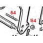 Perno M.8 guida cinghie PDP per turbina ORIGINALE GIANNI FERRARI 01.40.00.2280