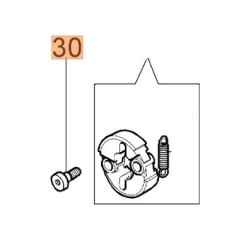 Perno per frizione decespugliatore ORIGINALE OLEOMAC 446BP ERGO 4191027FR | NewgardenParts.com