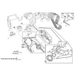 Perno ritegno cinghie trattorino modelli PG ORIGINALE GIANNI FERRARI 95303290000 | NewgardenParts.com