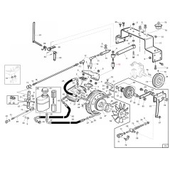 Perno smorzatore ZNT trattorino modelli PG ORIGINALE GIANNI FERRARI 95421000001 | NewgardenParts.com