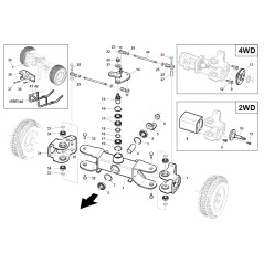 Perno snodo sterzo GTS ORIGIALE GIANNI FERRARI BFB 92002100012 | NewgardenParts.com