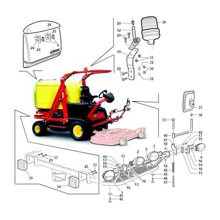 Perno specchi per cabina ORIGINALE GIANNI FERRARI turbo 1 - 2 - 4 01.40.00.0355 | NewgardenParts.com