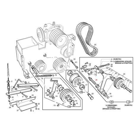 Perno tendicinghia motore PG SR ORIGINALE GIANNI FERRARI BFB 95049390002 | NewgardenParts.com