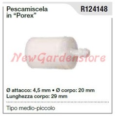 Pescamiscela in porex per motosega tipo medio-piccolo R124148