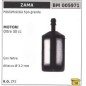 Motor ZAMA tipo grande de más de 30 cc con conexión de fieltro Ø 3,2 mm