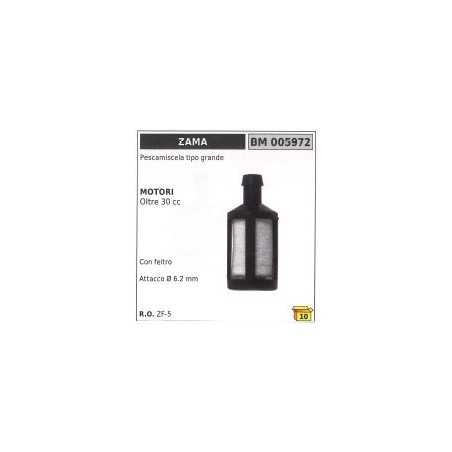 Grand type ZAMA moteur de plus de 30 cc avec connexion en feutre Ø 6,2 mm | NewgardenParts.com