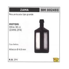 Moteur ZAMA ZF4 grand type de plus de 30 cc avec raccord en feutre Ø 4,8 mm