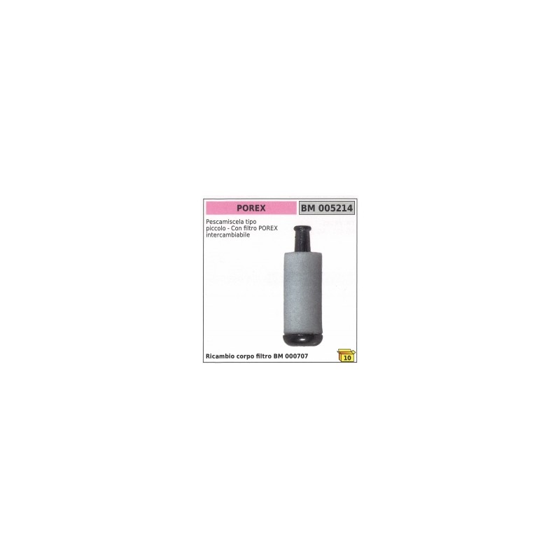 Kleiner Filterpeilstab Typ POREX Code 005214