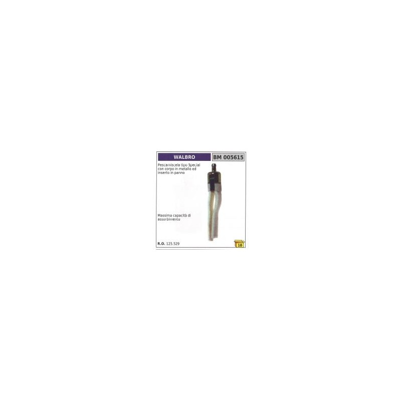 WALBRO special type metal body with felt insert 125.529