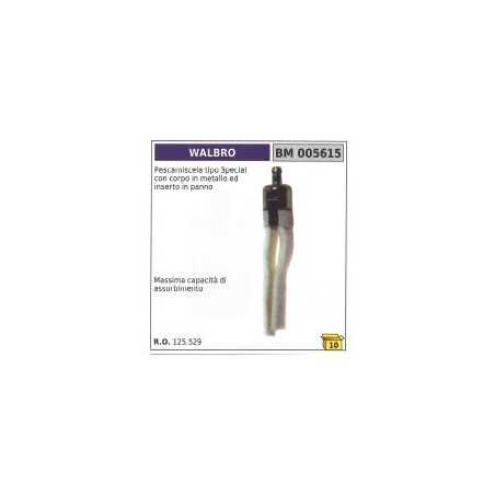 WALBRO Sondertyp Metallgehäuse mit Filzeinsatz 125.529 | NewgardenParts.com