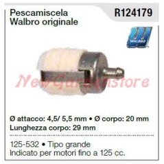 WALBRO Blowpipe for chainsaw 125 532 large type R124179 | NewgardenParts.com