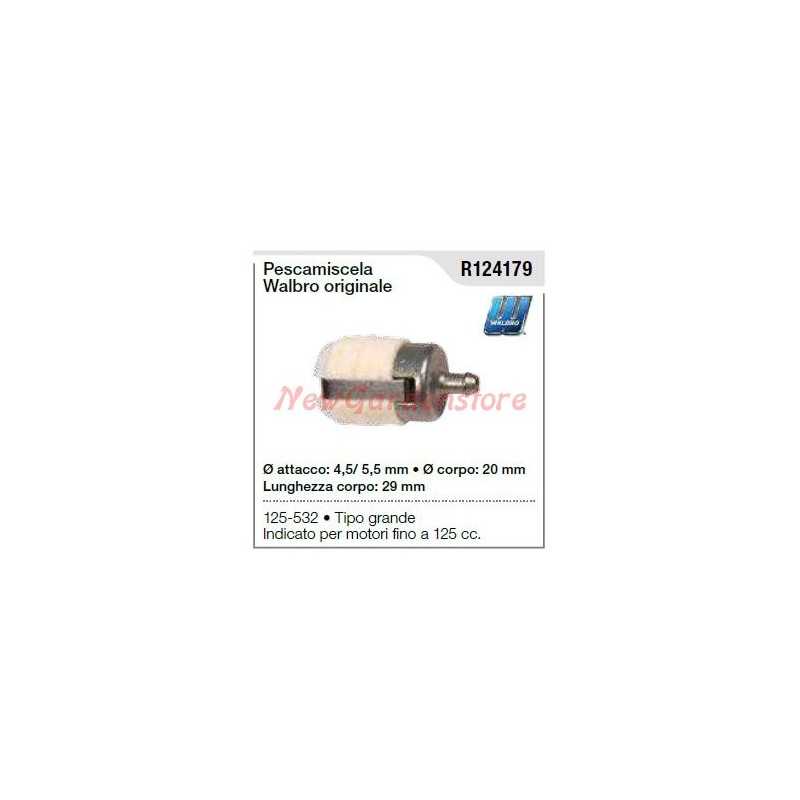 WALBRO Blowpipe for chainsaw 125 532 large type R124179