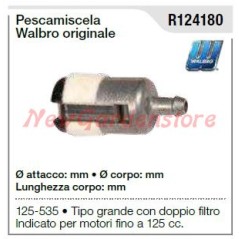 Pescamiscela WALBRO per motosega 125 535 tipo grande R124180 | NewgardenParts.com