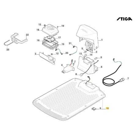 ORIGINAL STIGA a3000 rtk robot cortacésped 381119736/0 | NewgardenParts.com