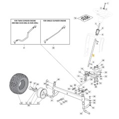Lenksäule ORIGINAL STIGA Rasentraktor Mäher 1330m - 1538h 125520007/0 | NewgardenParts.com