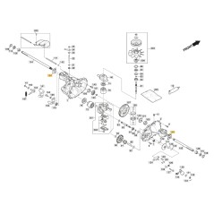 Federteller ORIGINAL STIGA Rasentraktor Mähwerk combi 1066 hq 118870112/0 | NewgardenParts.com