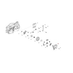 Plaque de couvercle de pompe à huile BLUEBIRD ORIGINAL CSP 270T CSP270T-88 | NewgardenParts.com