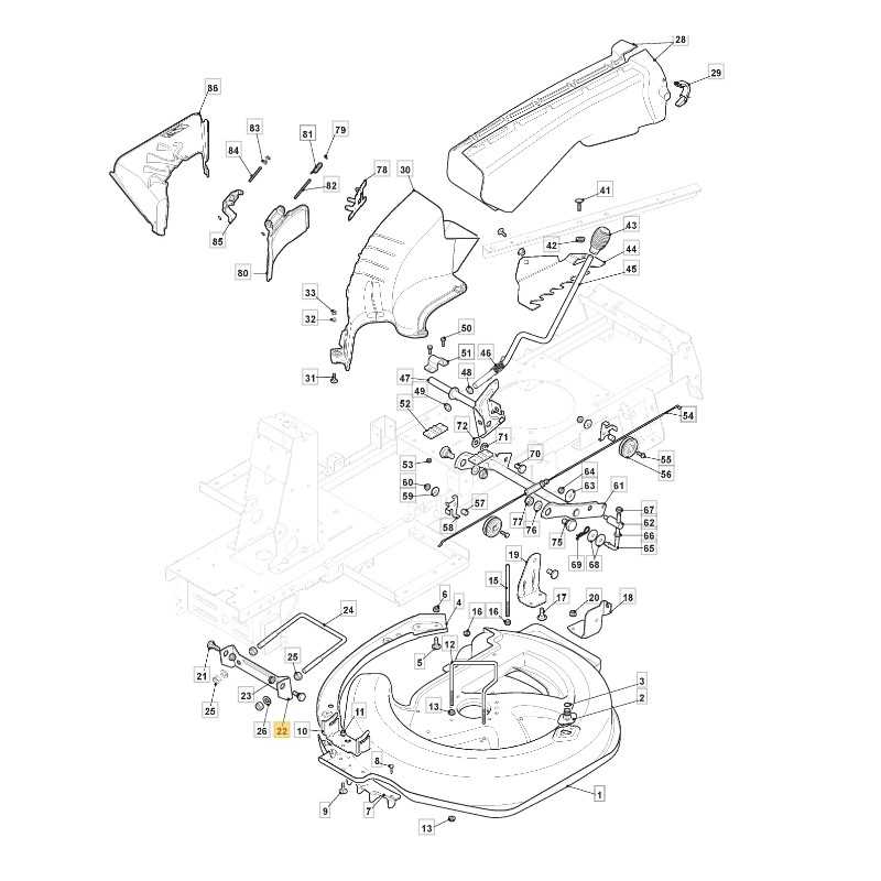 Front pivot plate ORIGINAL STIGA lawn tractor mower 327543043/0
