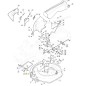 Piastra fulcro anteriore piatto ORIGINALE STIGA trattorino rasaerba 327543043/0