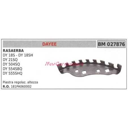 Höheneinstellungsplatte DAYEE Rasenmäher DY 18S 027876 | NewgardenParts.com