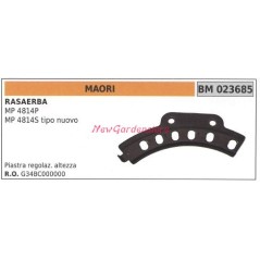 Piastra regolazione altezza MAORI rasaerba tosaerba tagliaerba MP 4814P 023685