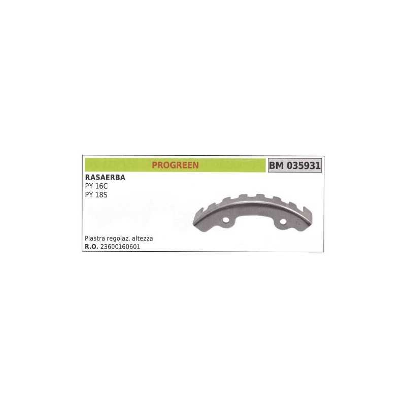 Höhenverstellplatte PROGREEN Rasenmäher PY 18S 035931