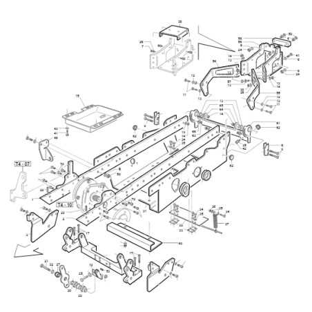 Piastra supporto braccio SX TURBO1 ORIGINALE GIANNI FERRARI 01.50.00.0277 | NewgardenParts.com