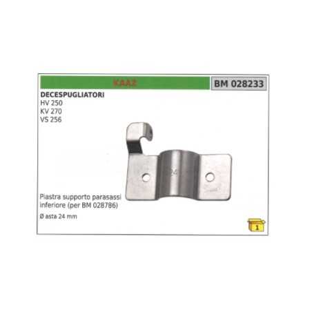 Plaque de support d'essieu inférieur KAAZ pour débroussailleuse HV250 Ø 24 mm | NewgardenParts.com