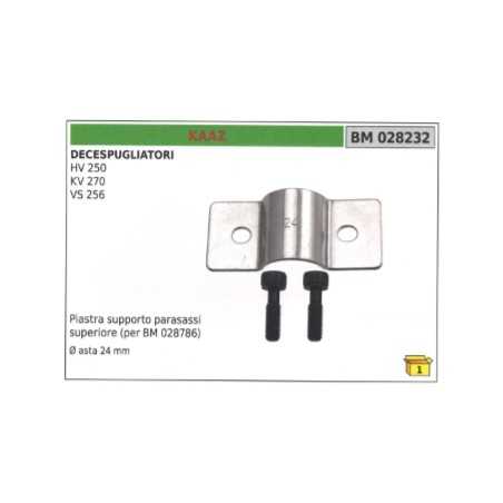 KAAZ plaque de support de l'axe supérieur pour arbre de débroussailleuse HV250 Ø 24 mm | NewgardenParts.com