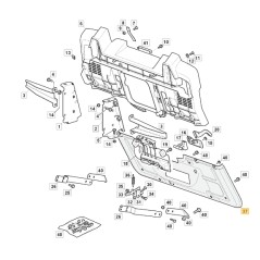 ORIGINAL STIGA Rasentraktor Mäher 1330m 382547071/1 | NewgardenParts.com