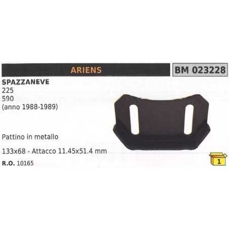 Metallplatte 133x68mm Anbau 11.45x51.4mm Schneepflug ARIENS MTD - 10165 | NewgardenParts.com
