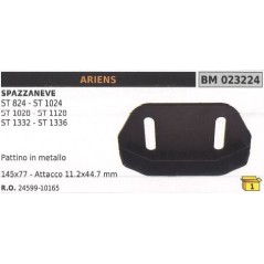 Metallplatte 145x77 mm Anbau 11.2x44.7 mm Schneepflug ARIENS - MTD | NewgardenParts.com