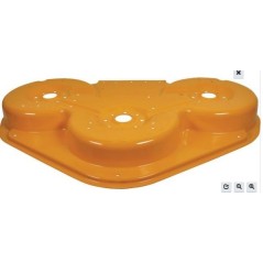 STIGA plataforma de corte para tractor de césped cortacésped 125 3875615171 | NewgardenParts.com