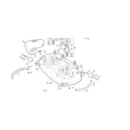 Piatto di taglio nudo rosso trattorino rasaerba ORIGINALE STIGA XLR 170 HD | NewgardenParts.com