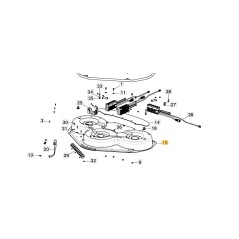 Piatto di taglio nudo trattorino rasaerba ORIGINALE STIGA Gyro 900e | NewgardenParts.com
