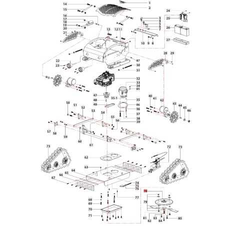 Piatto lama ORIGINALE BLUEBIRD trinciaerba radiocomandato FM 23-53 3020100760000 | NewgardenParts.com