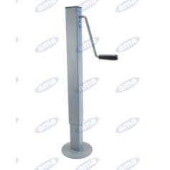 Pied de support avec manivelle latérale pour remorques et camions-citernes AMA 01082